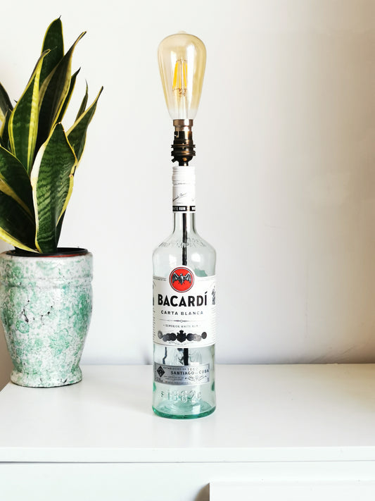 Bacardi Rum 1L Bottle Table Lamp