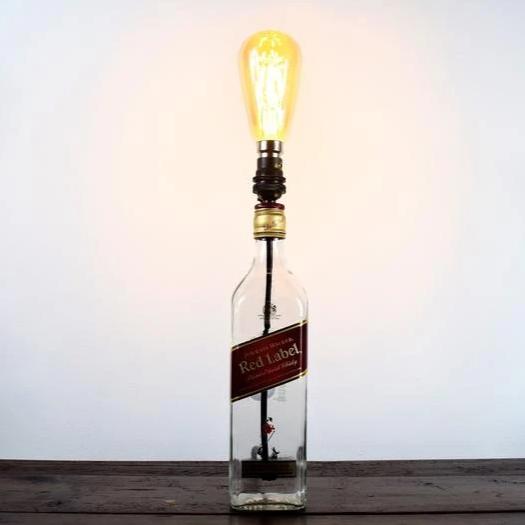 Johnnie Walker Red Label Whiskey Bottle Table Lamp Whiskey Bottle Table Lamps