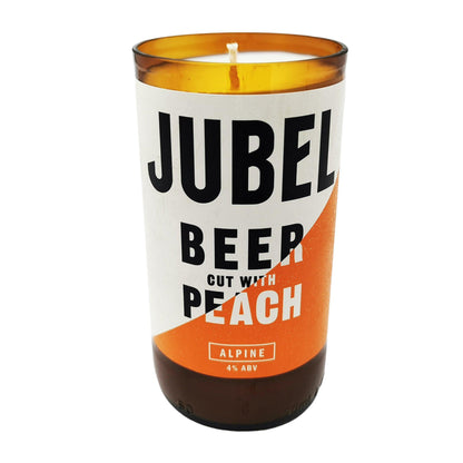Jubel Peach Beer Bottle Candle Beer & Ale Bottle Candles Adhock Homeware
