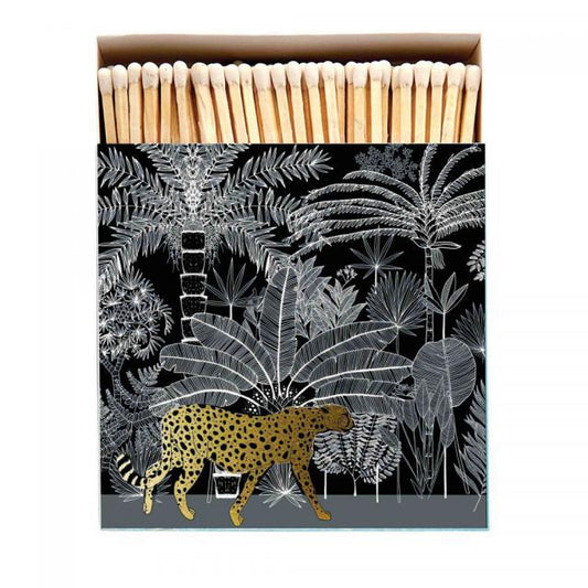 'Jungle Cheetah' Luxury Matches Candle Care & Accessories