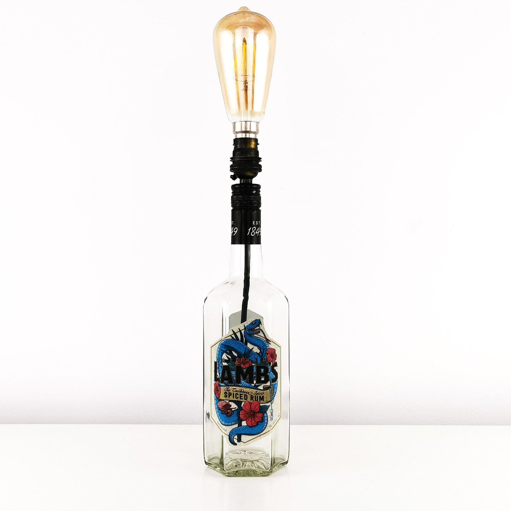 Lambs Spiced Rum Bottle Table Lamp Rum Bottle Table Lamps