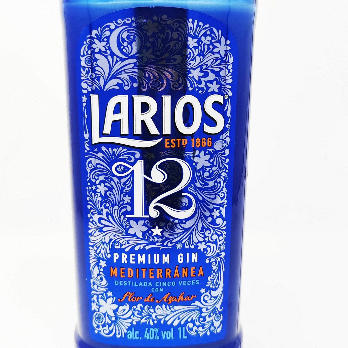 Larios 12 Premium Gin Bottle Candle-Gin Bottle Candles-Adhock Homeware