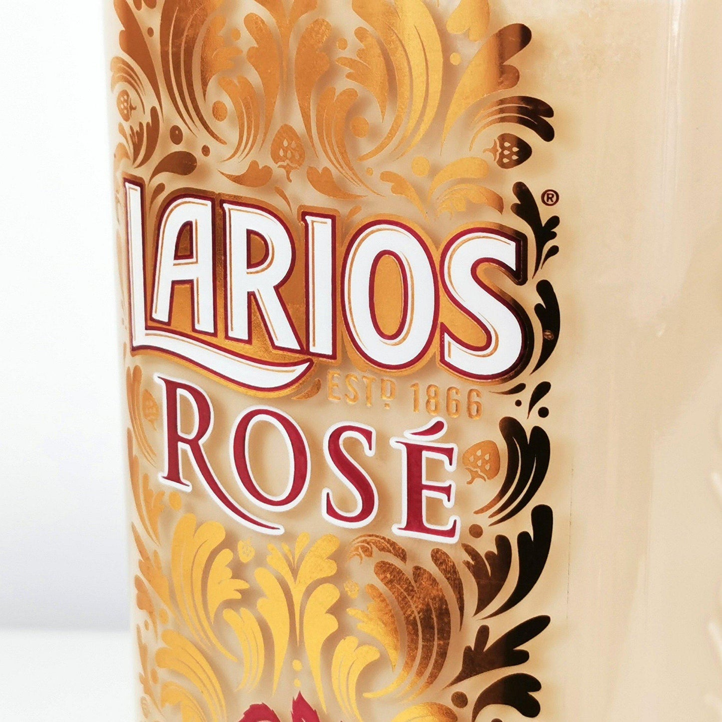 Larios Rose Gin Bottle Candle-Gin Bottle Candles-Adhock Homeware