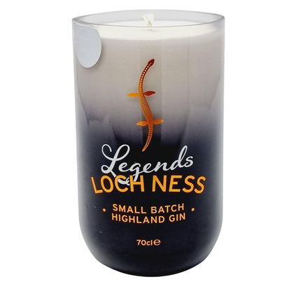 Loch Ness Legends Gin Bottle Candle-Adhock Homeware