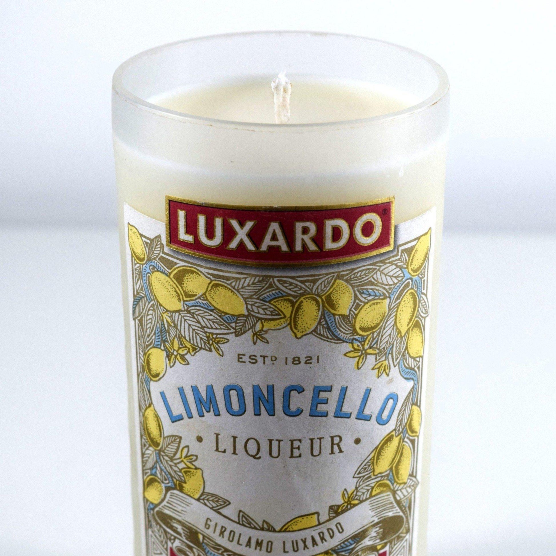Luxardo Limoncello Liqueur Bottle Candle-Liqueur Bottle Candles-Adhock Homeware