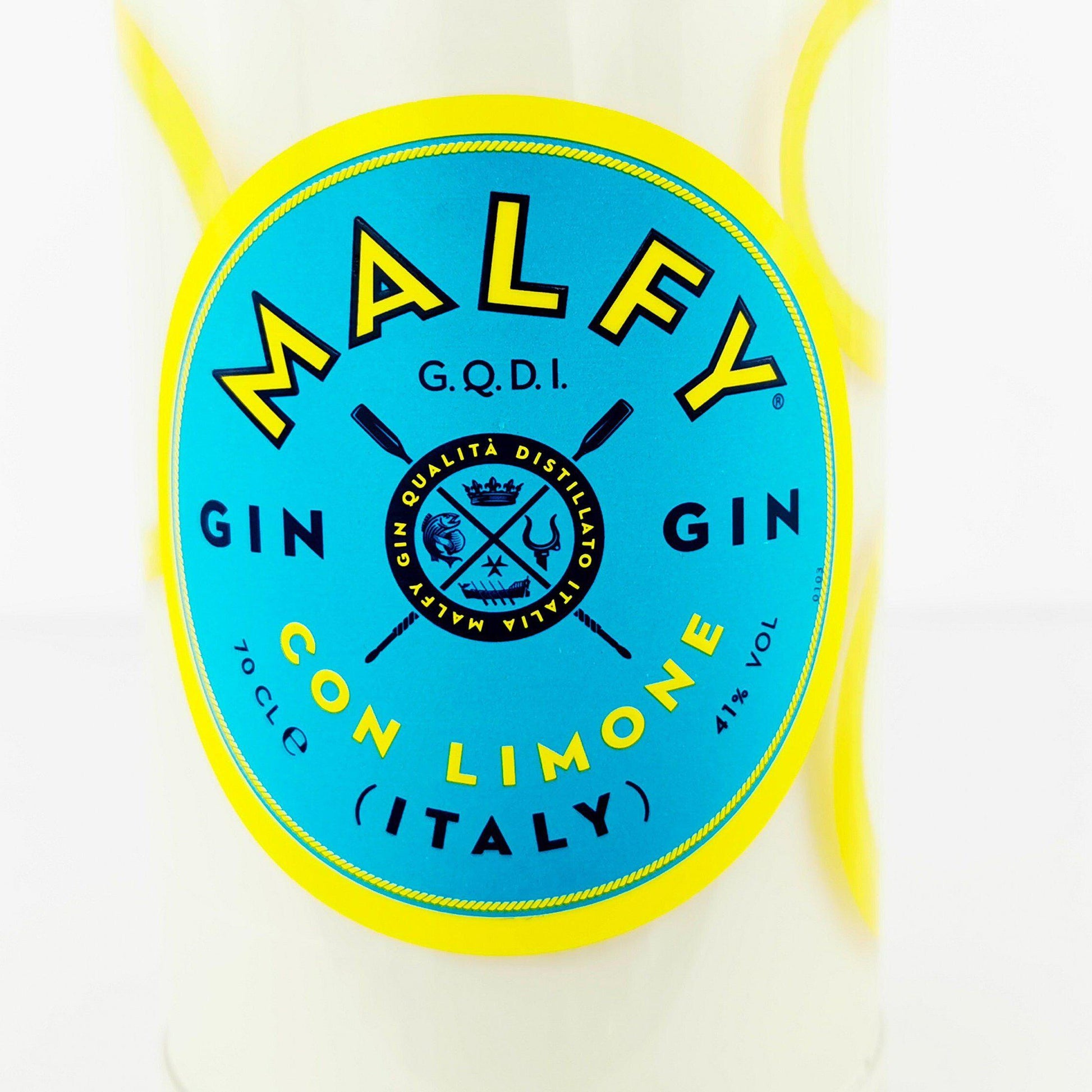 Malfy Limone Gin Bottle Candle-Gin Bottle Candles-Adhock Homeware