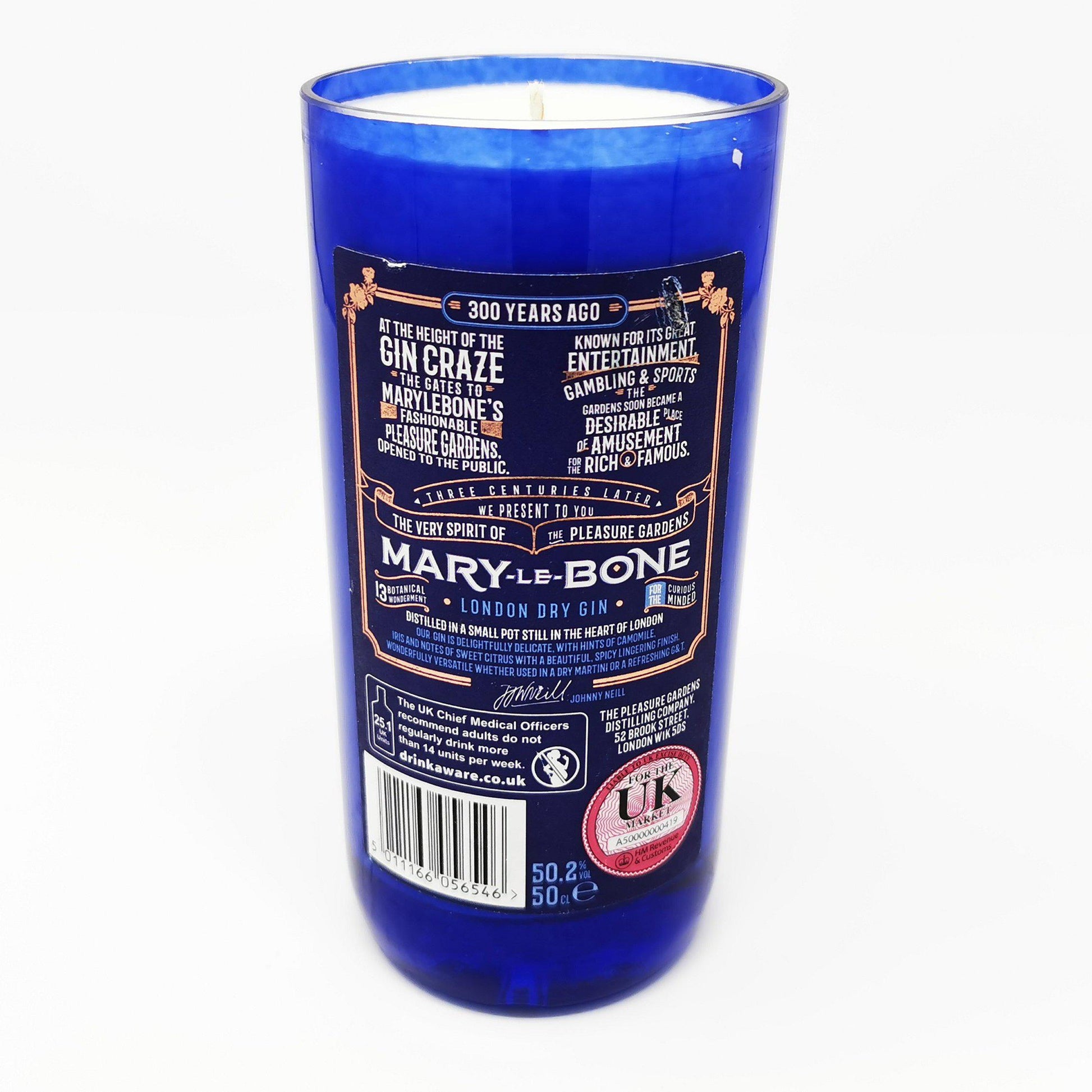 Mary Le Bone Gin Bottle Candle-Gin Bottle Candles-Adhock Homeware