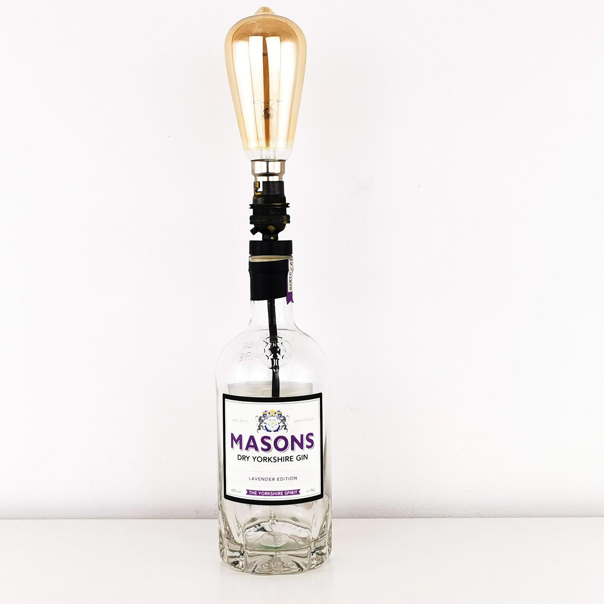 Masons Lavender Gin Bottle Table Lamp Gin Bottle Table Lamps