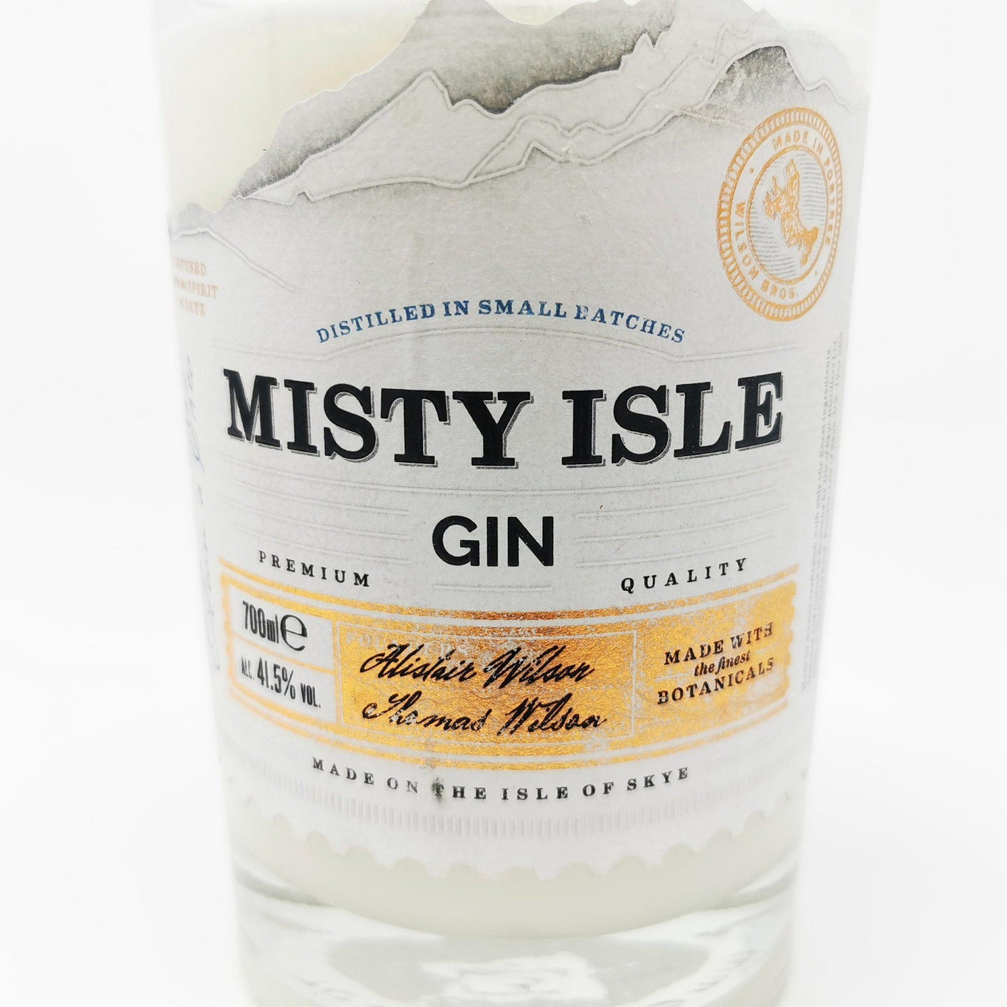 Misty Isle Gin Bottle Candle-Gin Bottle Candles-Adhock Homeware
