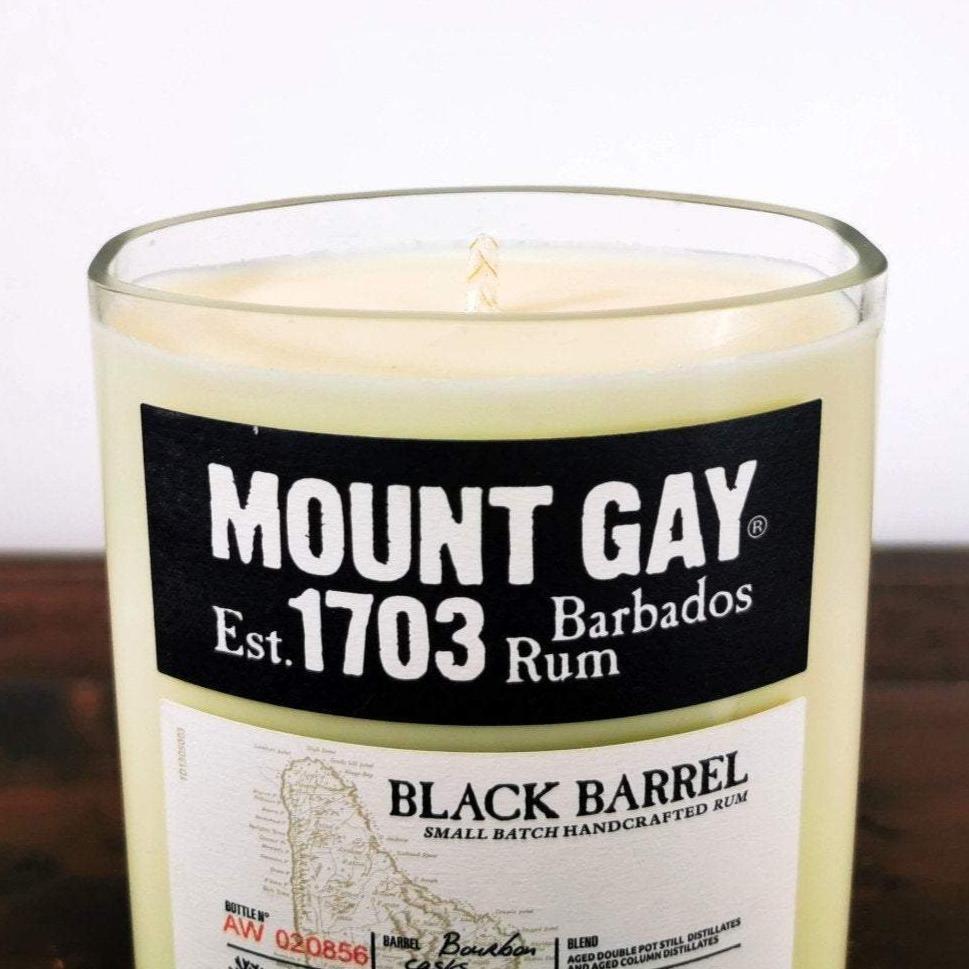 Mount Gay Black Barrel Rum Bottle Candle-Rum Bottle Candles-Adhock Homeware