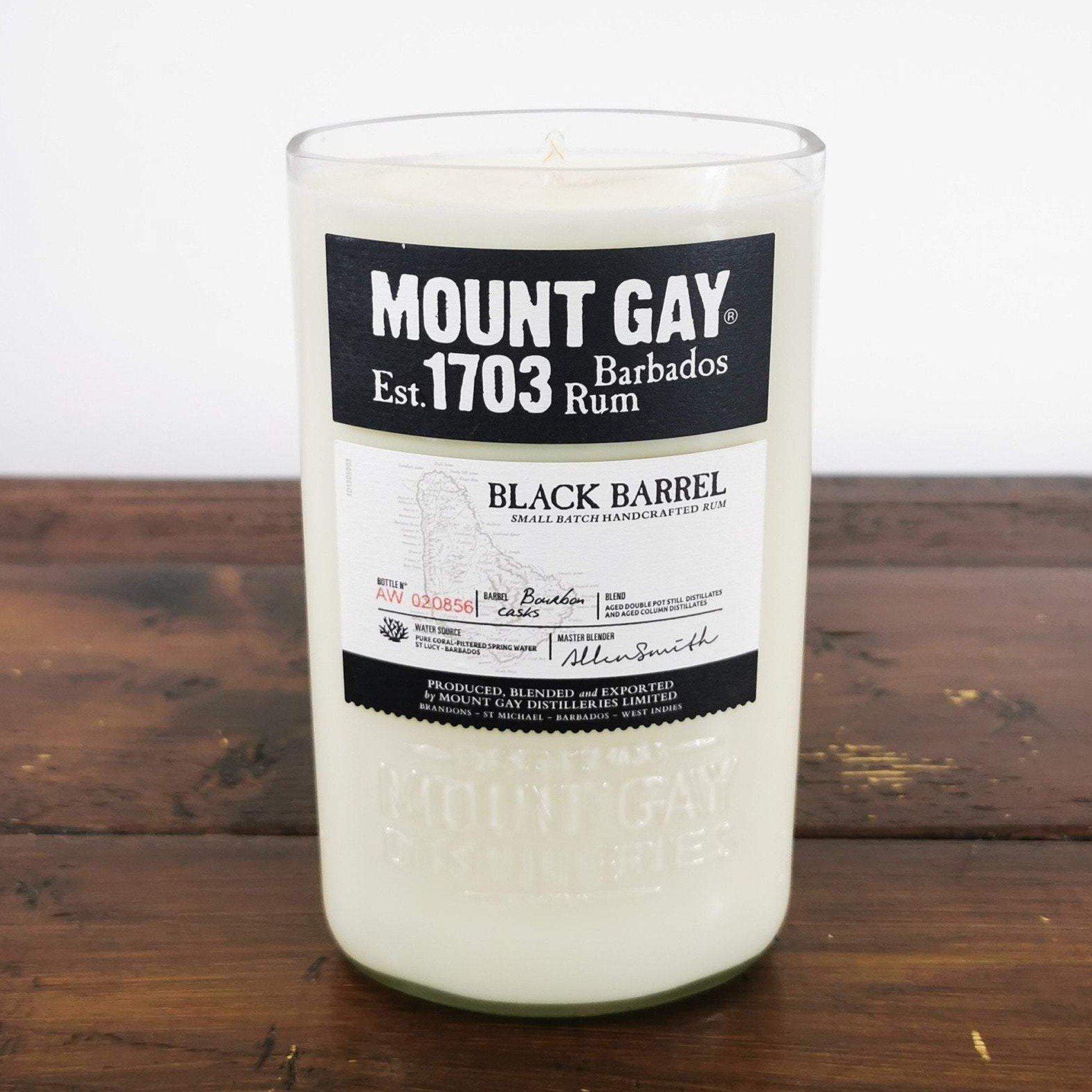 Mount Gay Black Barrel Rum Bottle Candle-Rum Bottle Candles-Adhock Homeware
