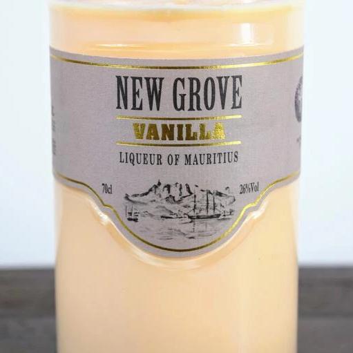 New Grove Vanilla Mauritius Liqueur Bottle Candle-Liqueur Bottle Candles-Adhock Homeware