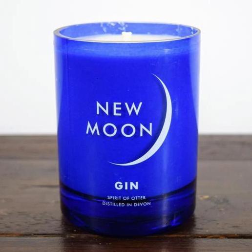 New Moon Gin Bottle Candle-Gin Bottle Candles-Adhock Homeware