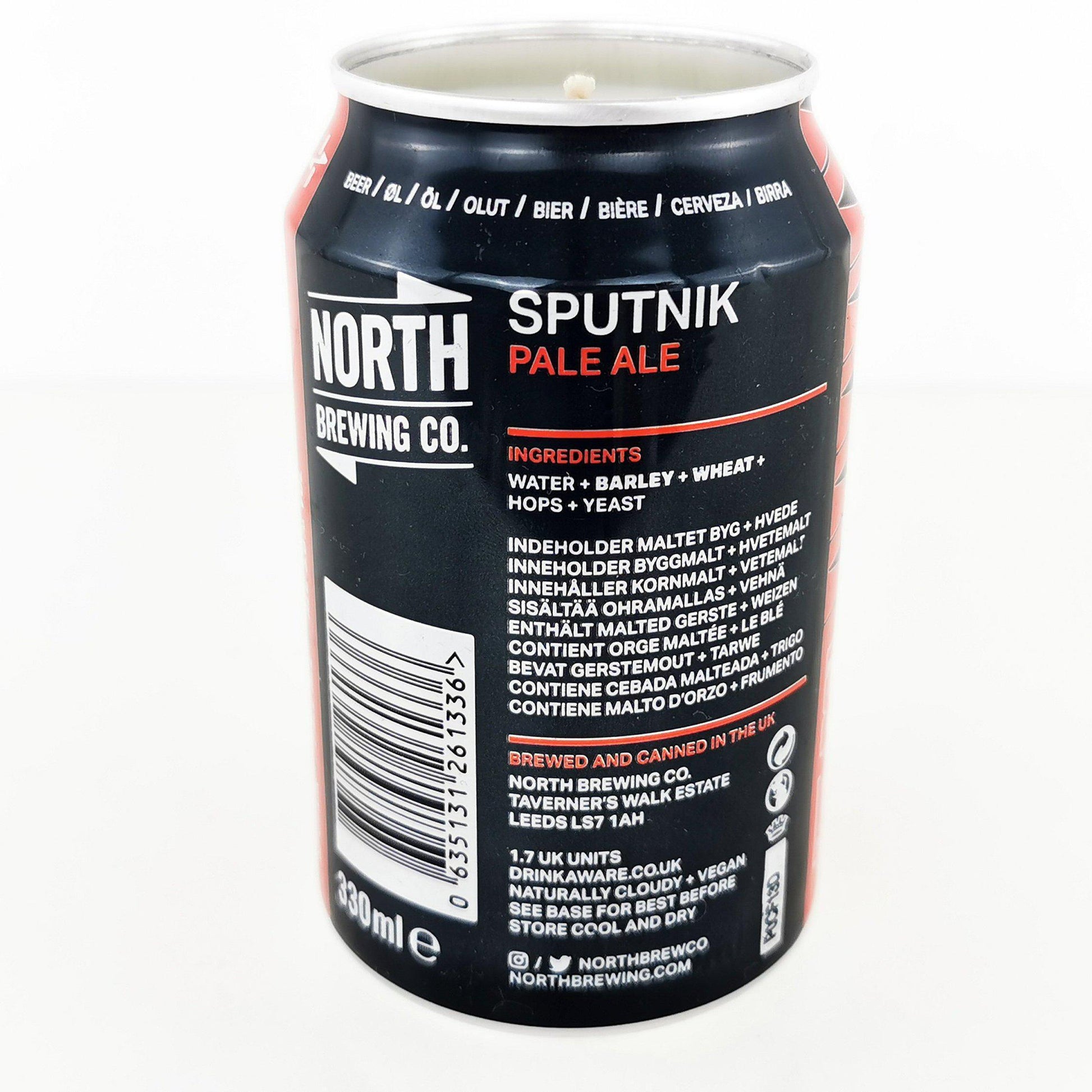 North Brewing Sputnik Craft Beer Can Candle-Beer Can Candles-Adhock Homeware