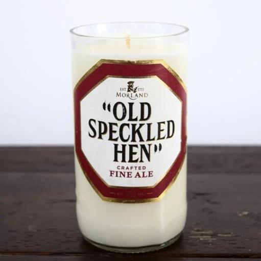 Old Speckled Hen Ale Beer Bottle Candle-Beer & Ale Bottle Candles-Adhock Homeware
