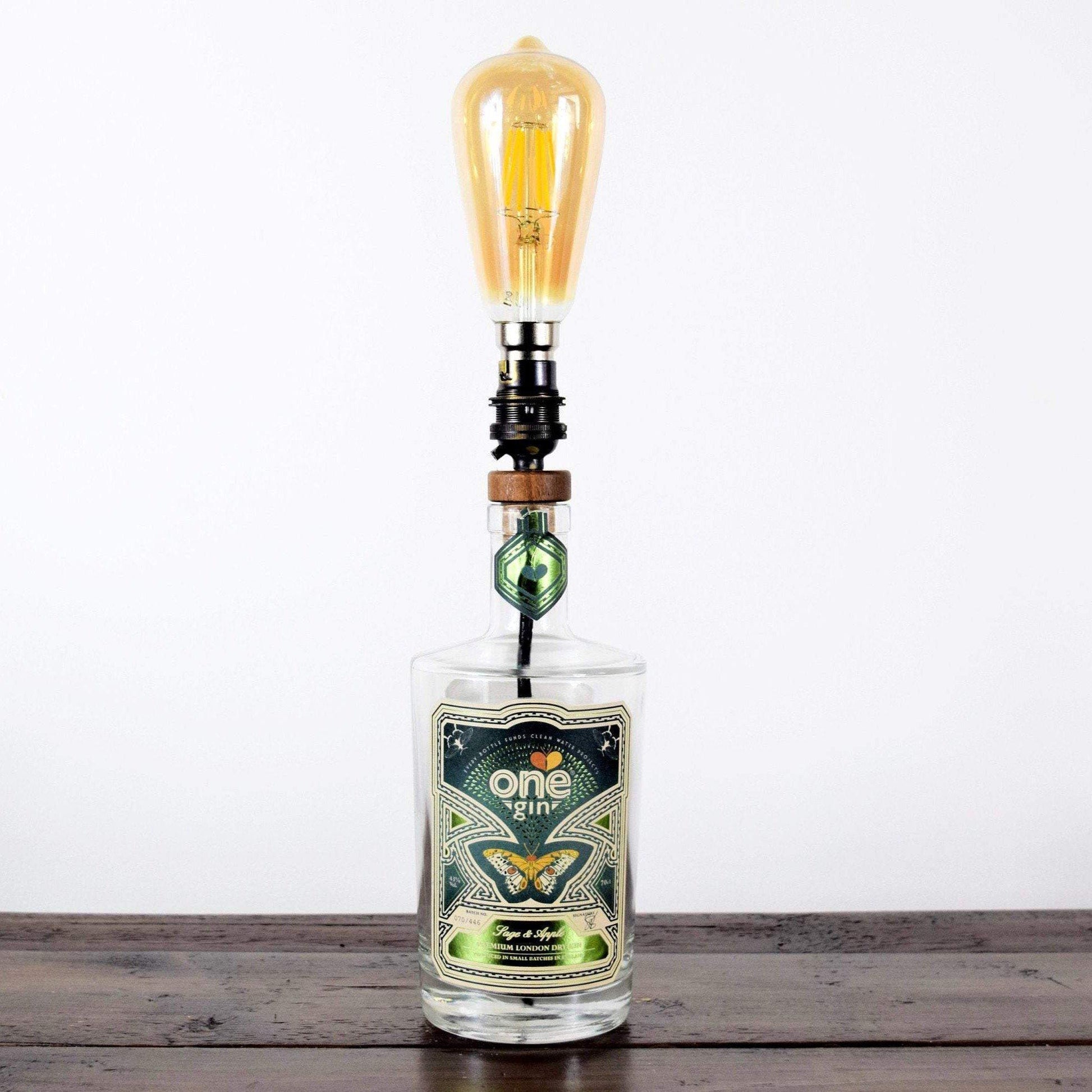 One Gin Bottle Table Lamp Gin Bottle Table Lamps