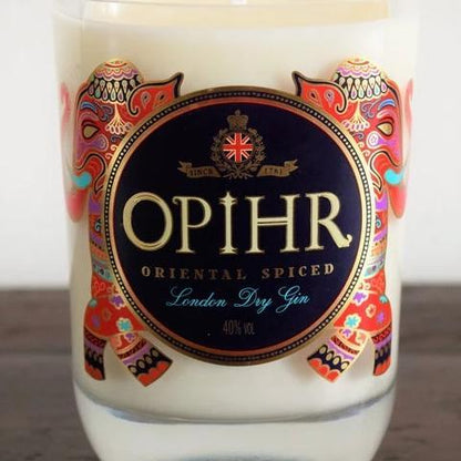 Opihr Gin Bottle Candle-Gin Bottle Candles-Adhock Homeware