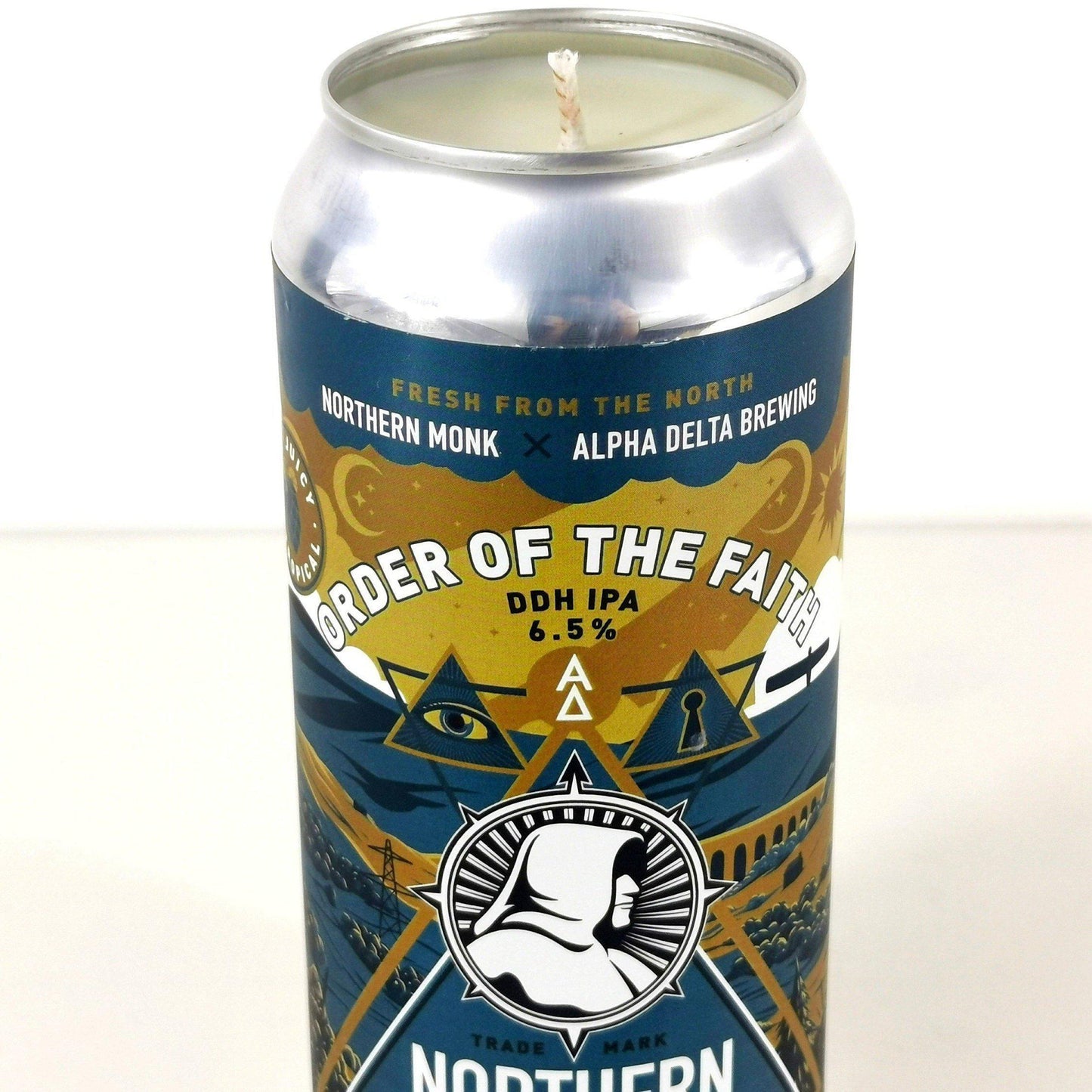 Order Of The Faith Northern Monk Craft Beer Can Candle Beer Can Candles Adhock Homeware