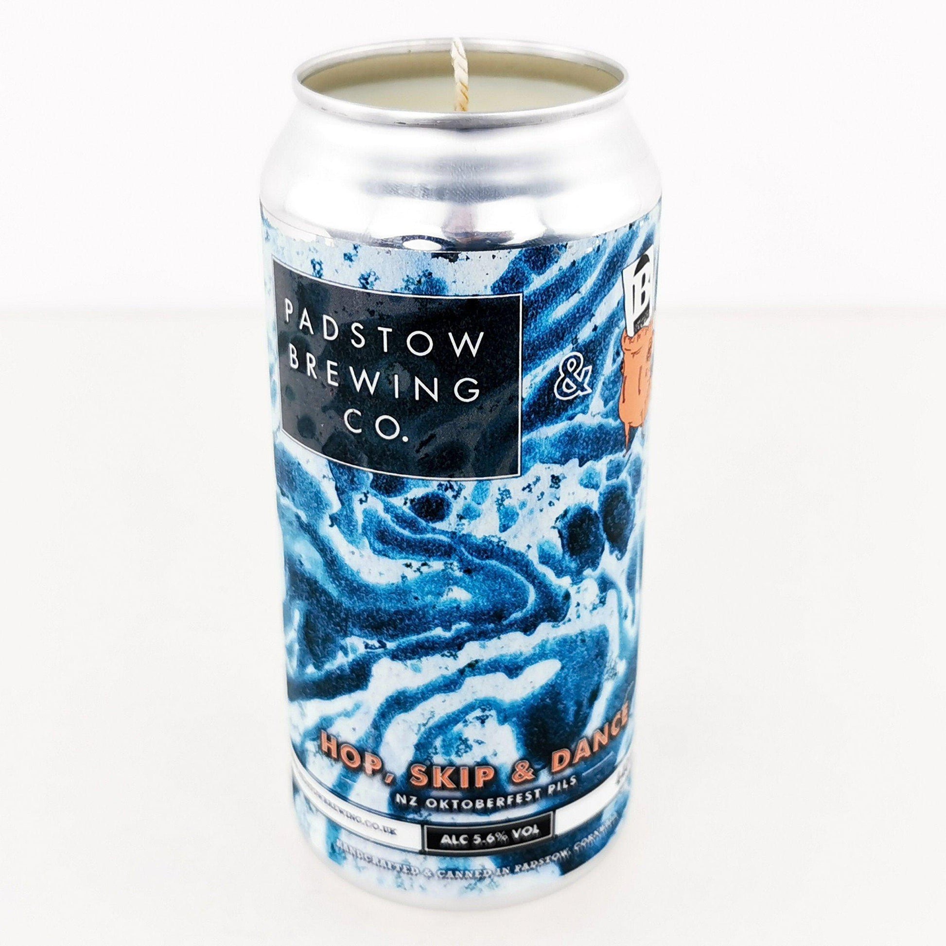 Padstow Brewing Hop Skip Dance Craft Beer Can Candle-Beer Can Candles-Adhock Homeware