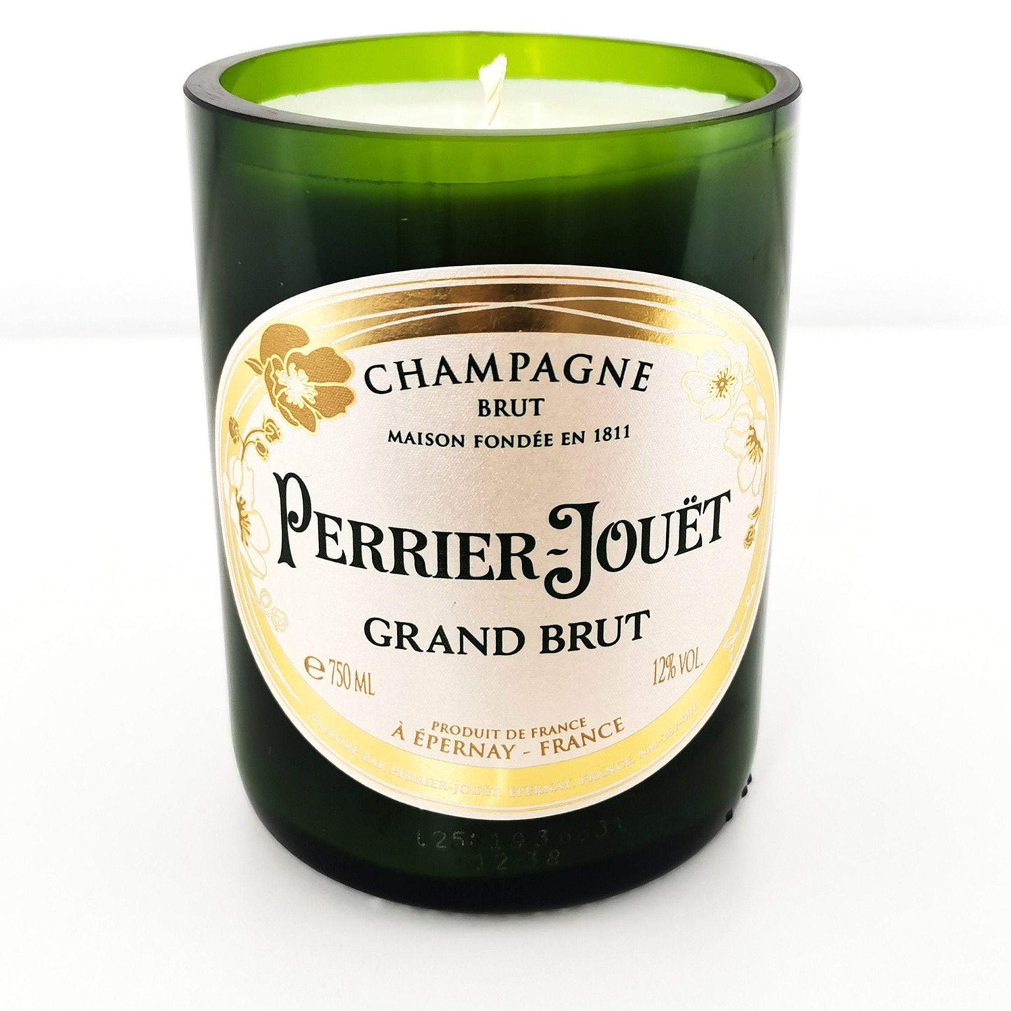 Perrier-Jouët Champagne Bottle Candle Wine & Prosecco Bottle Candles Adhock Homeware