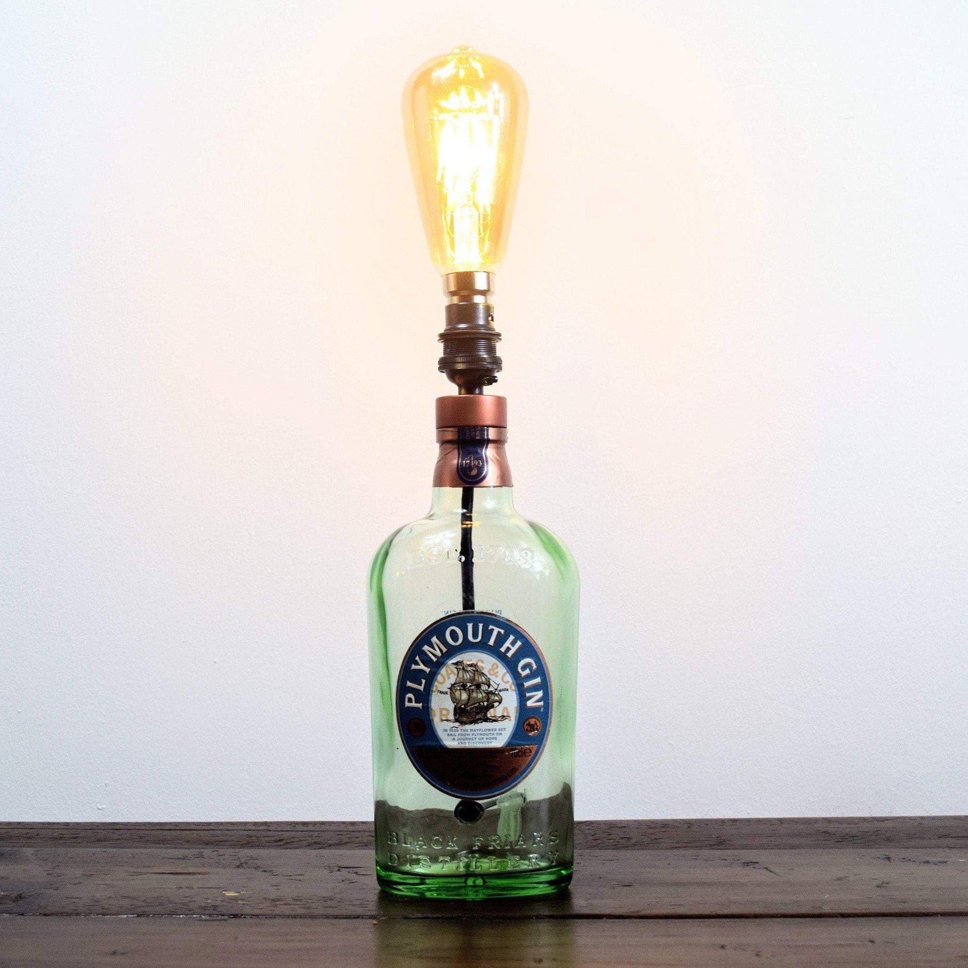 Plymouth Gin Bottle Table Lamp Gin Bottle Table Lamps