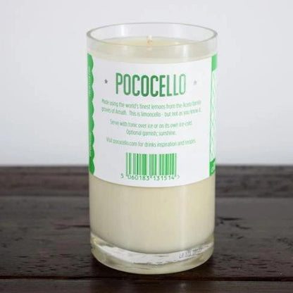 Pococello Limoncello Bottle Candle-Liqueur Bottle Candles-Adhock Homeware