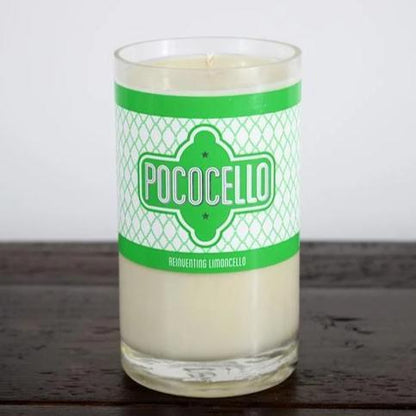 Pococello Limoncello Bottle Candle-Liqueur Bottle Candles-Adhock Homeware
