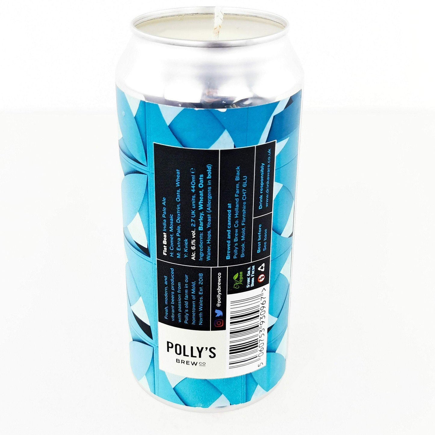 Pollys Flat Beat Craft Beer Can Candle-Beer Can Candles-Adhock Homeware