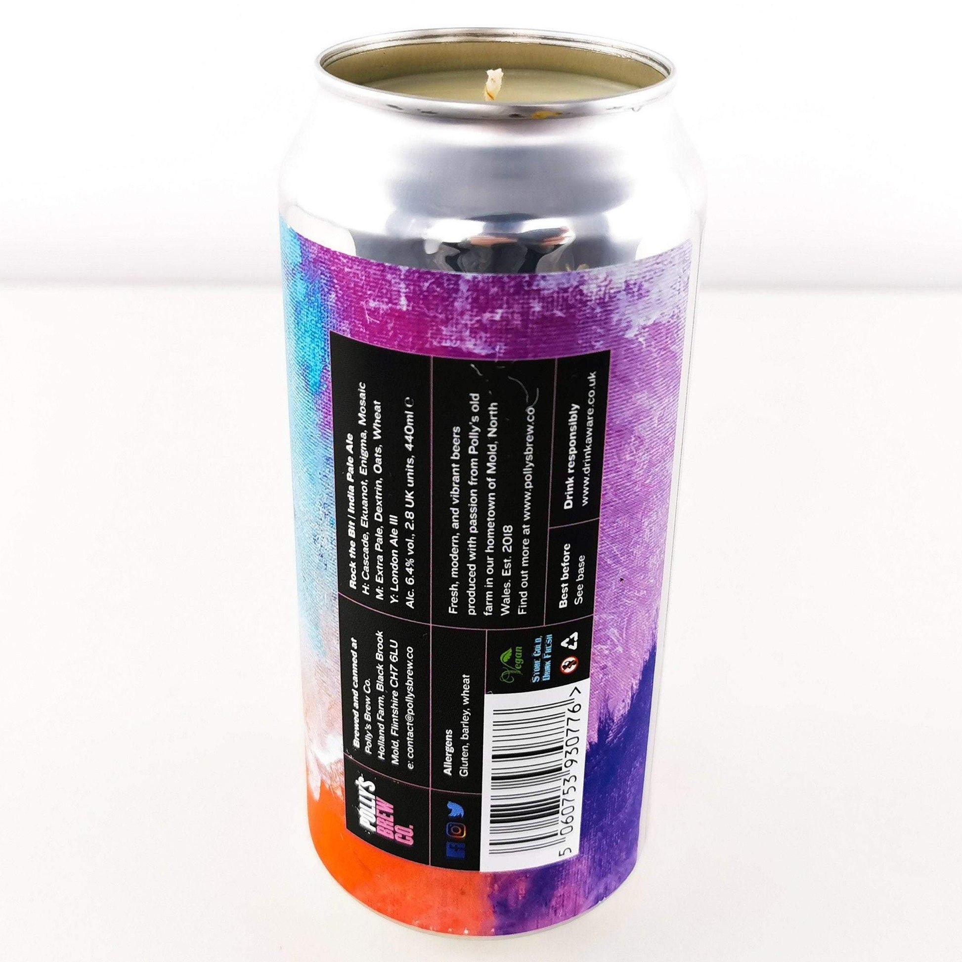 Pollys Rock the Bit IPA Craft Beer Can Candle-Beer Can Candles-Adhock Homeware
