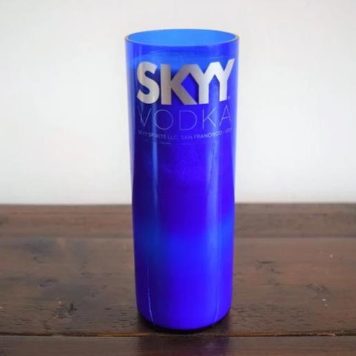 SKYY Vodka Bottle Candle-Vodka Bottle Candles-Adhock Homeware