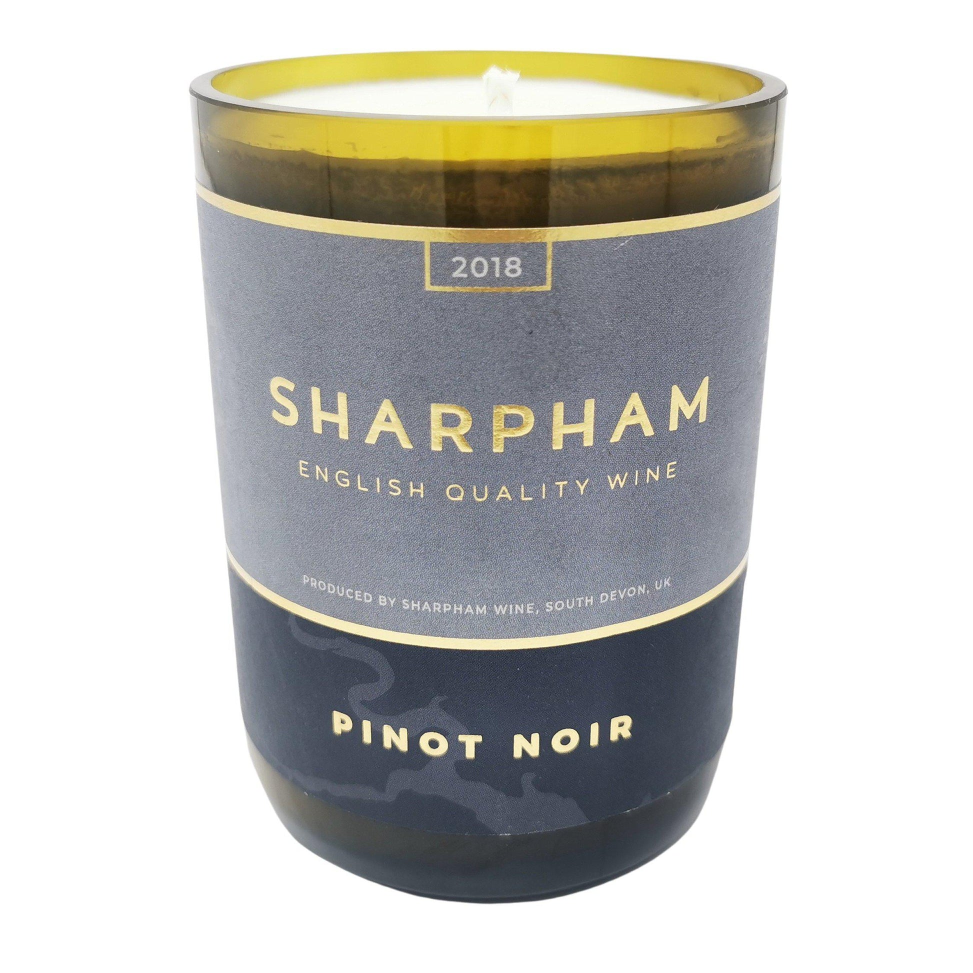 Sharpham Pinot Noir Wine Bottle Candle-Wine & Prosecco Bottle Candles-Adhock Homeware