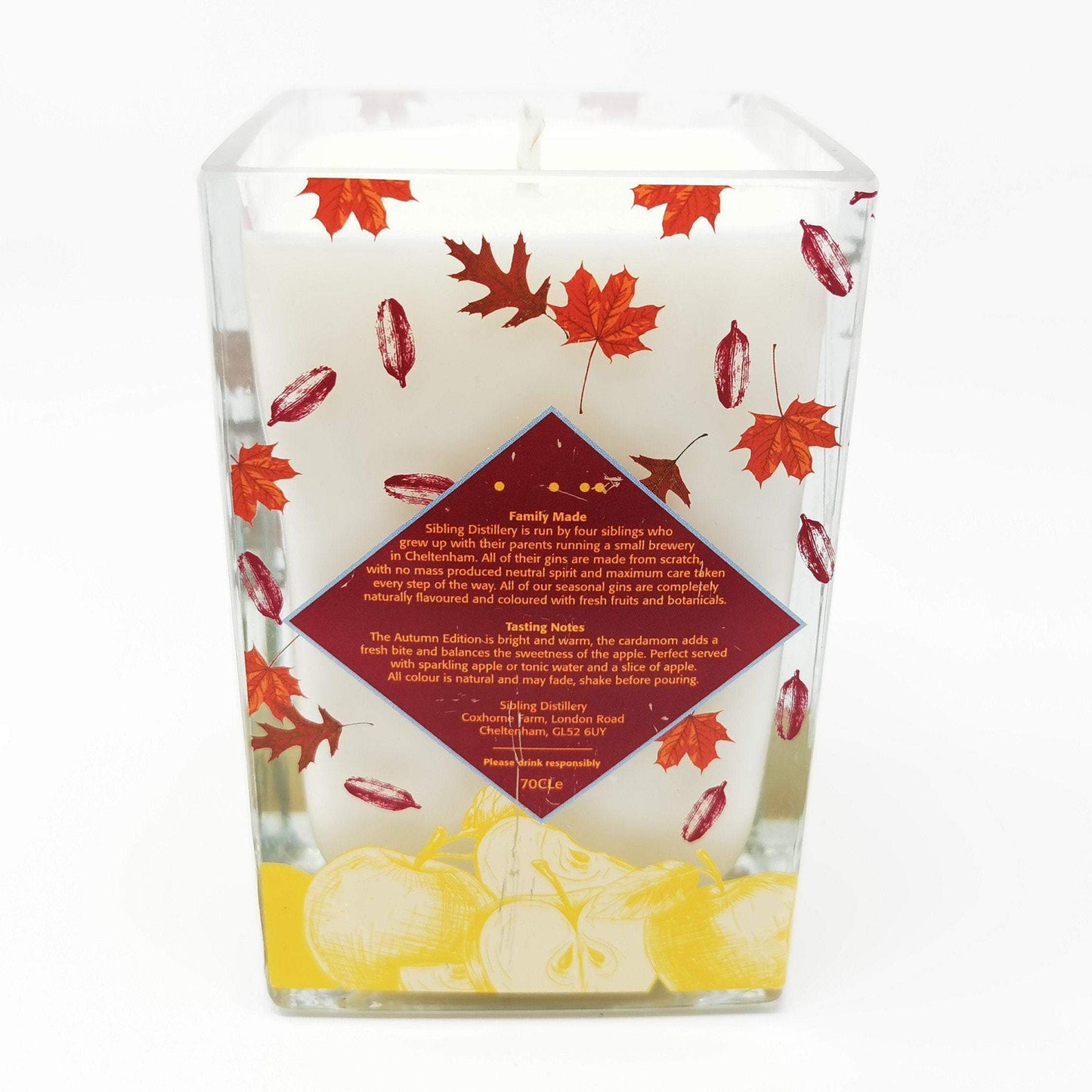 Sibling Autumn Gin Bottle Candle-Gin Bottle Candles-Adhock Homeware