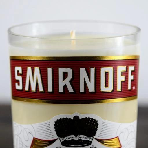 Smirnoff Vodka Bottle Candle (New Design)-Vodka Bottle Candles-Adhock Homeware