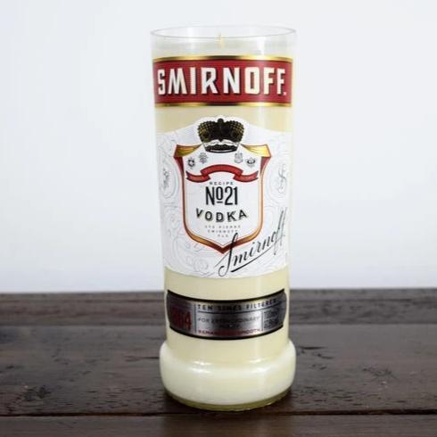 Smirnoff Vodka Bottle Candle (New Design)-Vodka Bottle Candles-Adhock Homeware