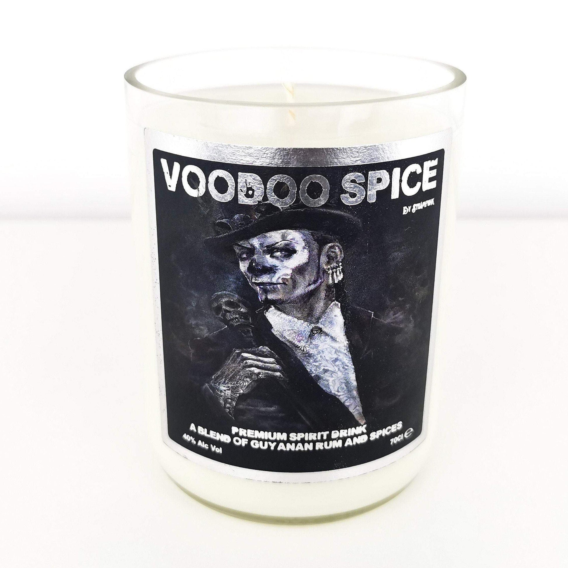 Steampunk Voodoo Spiced Rum Bottle Candle-Rum Bottle Candles-Adhock Homeware