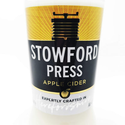 Stowford Press Cider Bottle Candle Cider Bottle Candles Adhock Homeware