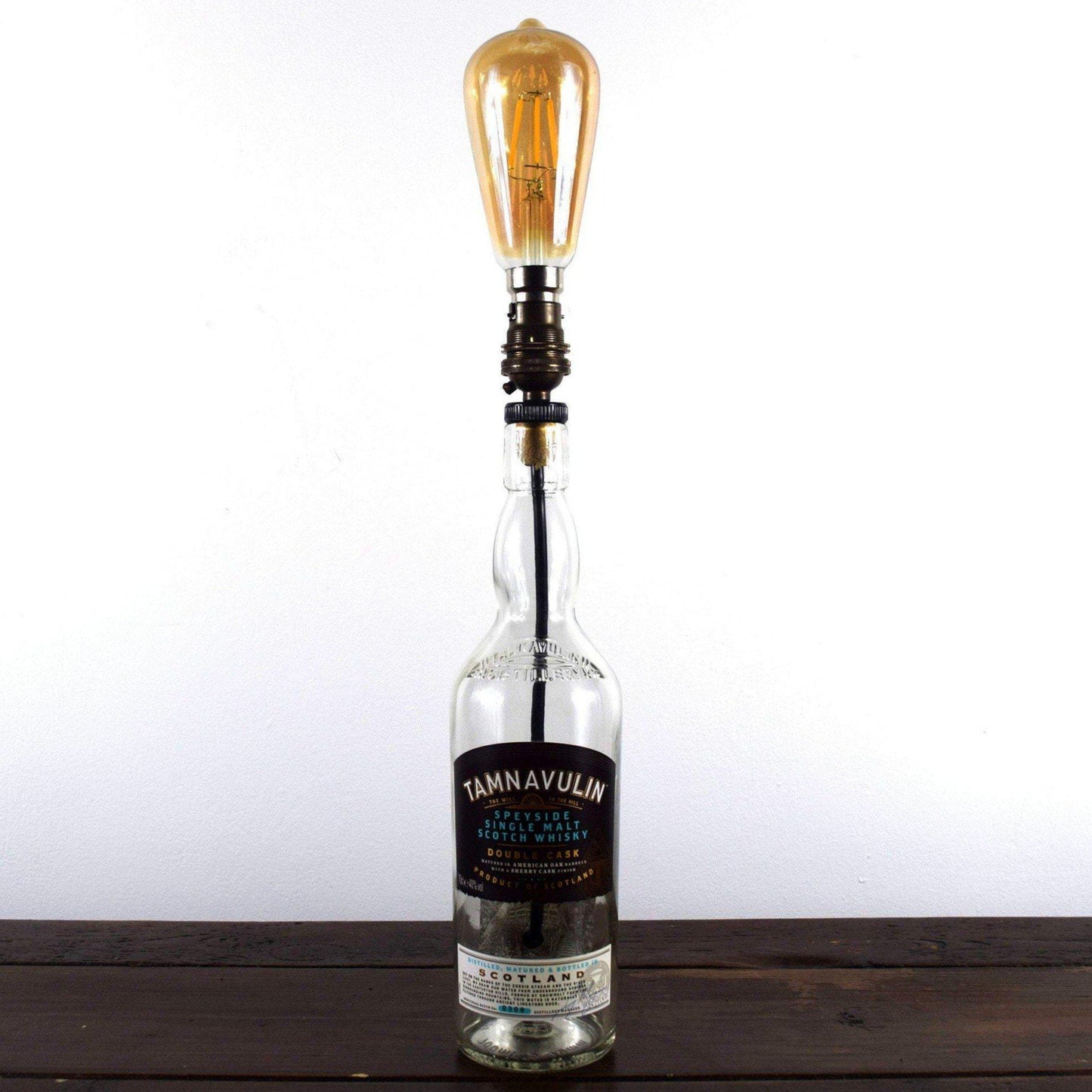 Tamnavulin Double Cask Whiskey Bottle Lamp Whiskey Bottle Table Lamps