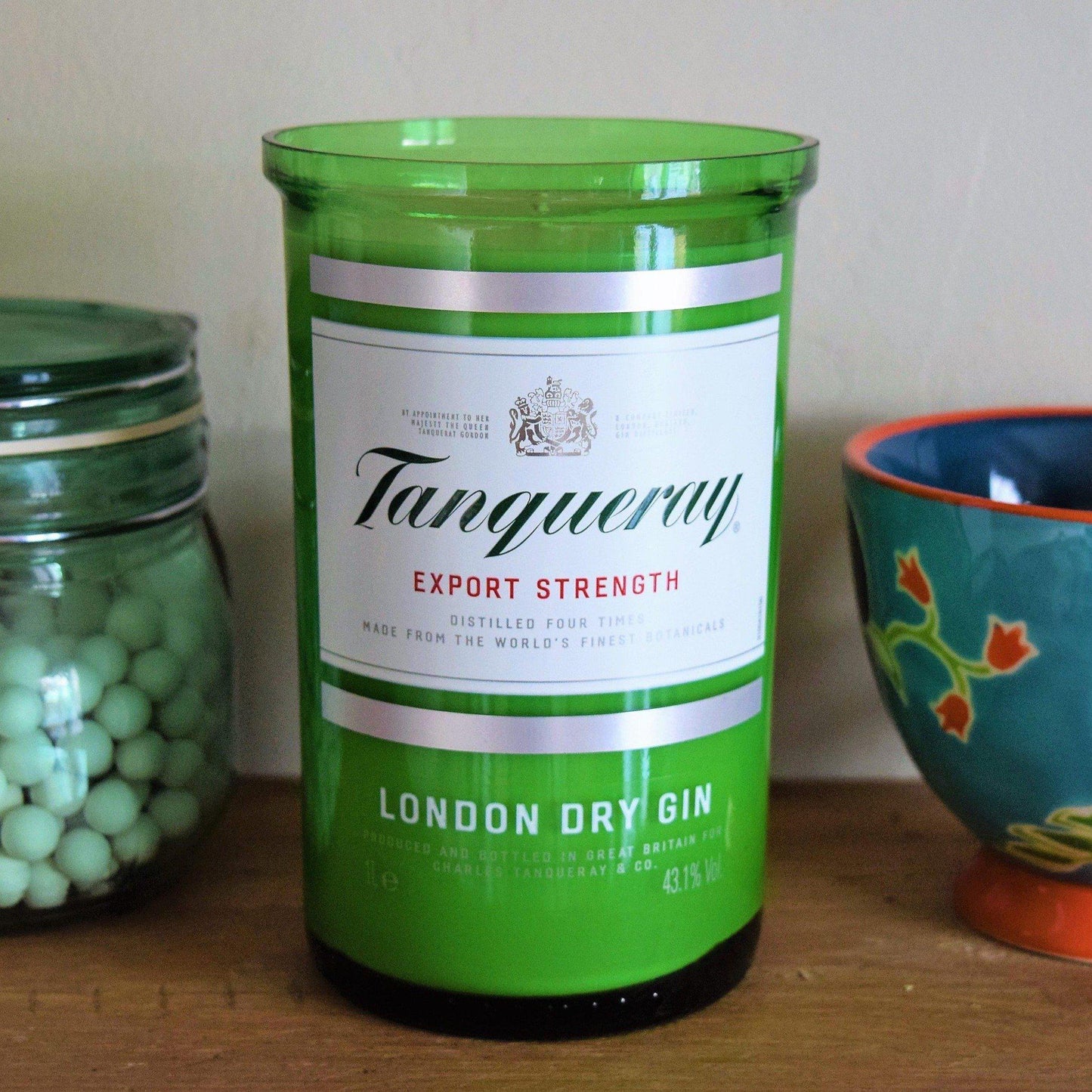 Tanqueray Gin Bottle Candle (1L) Gin Bottle Candles Adhock Homeware