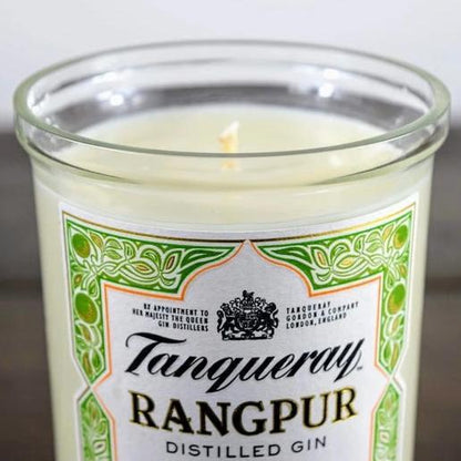 Tanqueray Rangpur Gin Bottle Candle Gin Bottle Candles Adhock Homeware