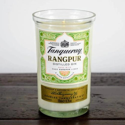 Tanqueray Rangpur Gin Bottle Candle Gin Bottle Candles Adhock Homeware