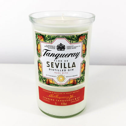 Tanqueray Sevilla Gin Bottle Candle 1L Gin Bottle Candles Adhock Homeware
