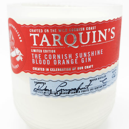 Tarquins Blood Orange Gin Bottle Candle-Gin Bottle Candles-Adhock Homeware