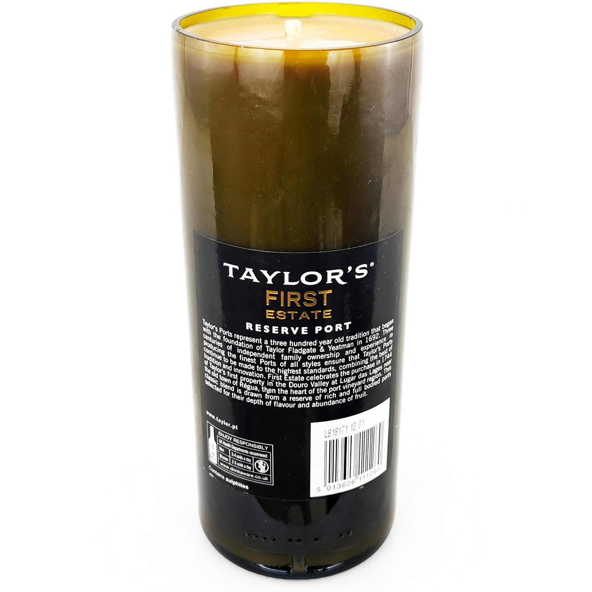 Taylors Port Wine Bottle Candle Port Bottle Candles Adhock Homeware