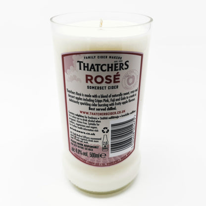 Thatchers Rose Cider Bottle Candle-Cider Bottle Candles-Adhock Homeware