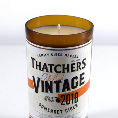 Thatchers Vintage Cider Bottle Candle-Cider Bottle Candles-Adhock Homeware