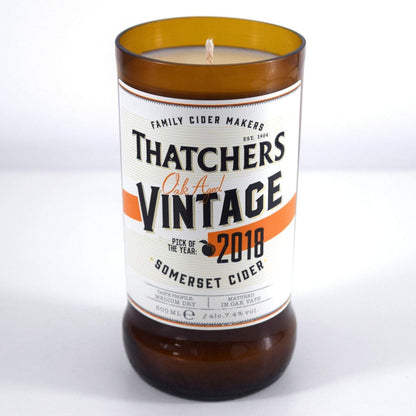 Thatchers Vintage Cider Bottle Candle-Cider Bottle Candles-Adhock Homeware