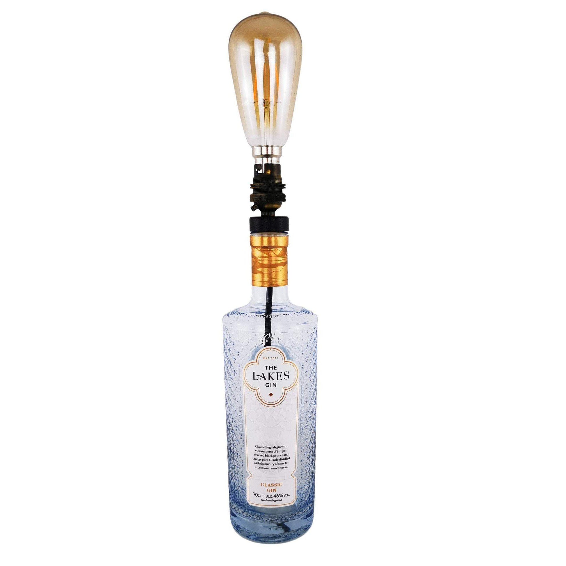 The Lakes Distillery Gin Bottle Table Lamp Gin Bottle Table Lamps