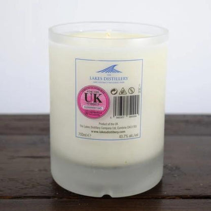 The Lakes Gin Bottle Candle Gin Bottle Candles Adhock Homeware