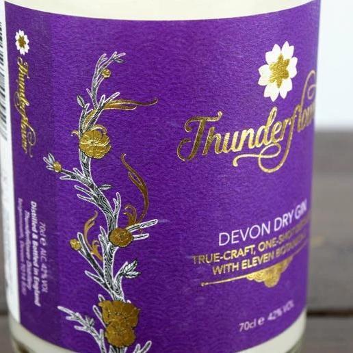 Thunderflower Devon Gin Bottle Candle-Gin Bottle Candles-Adhock Homeware
