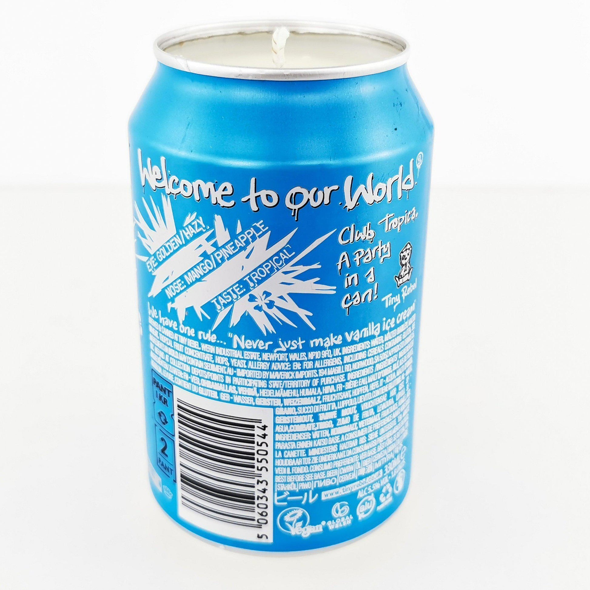 Tiny Rebel Clwb Tropica Craft Beer Can Candle-Beer Can Candles-Adhock Homeware